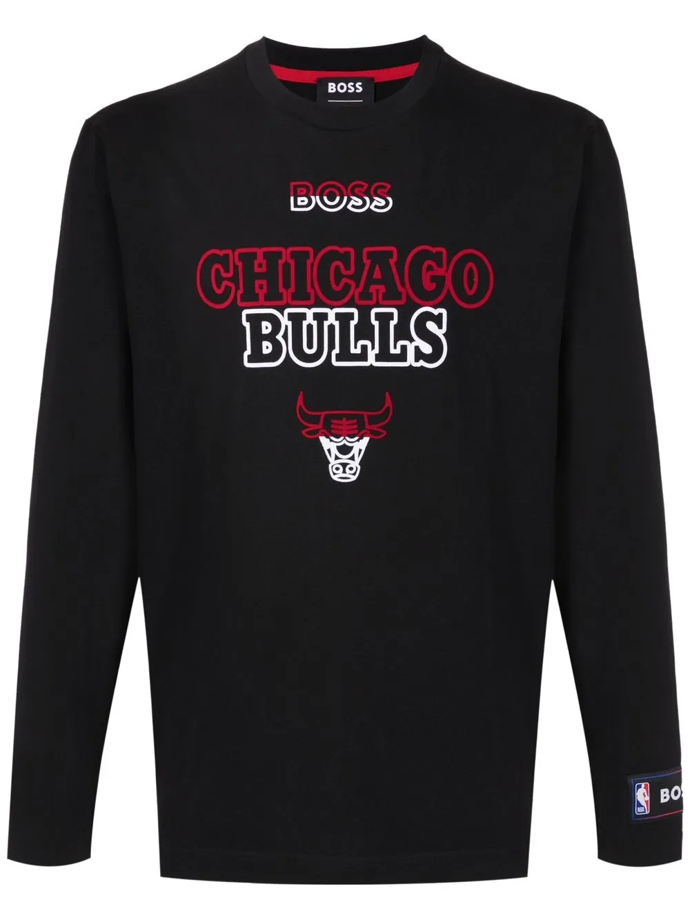 BOSS Chicago Bulls logo-print T-shirt - Farfetch