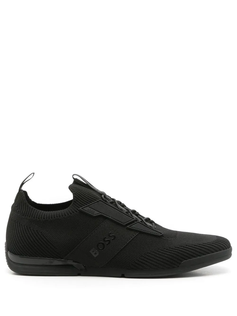 

BOSS sock-style knitted trainers - Black