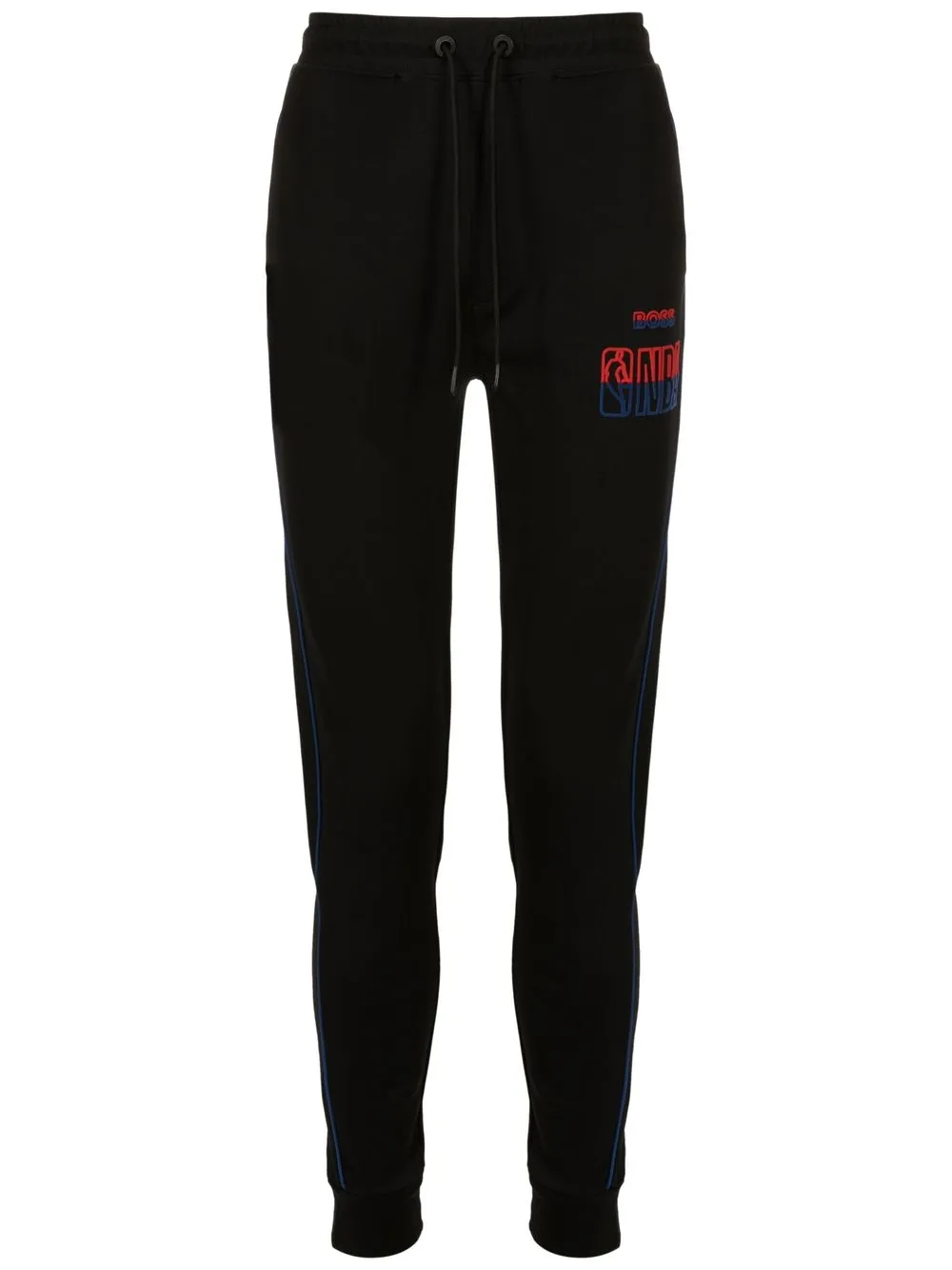 

BOSS x NBA piped-trim track pants - Black