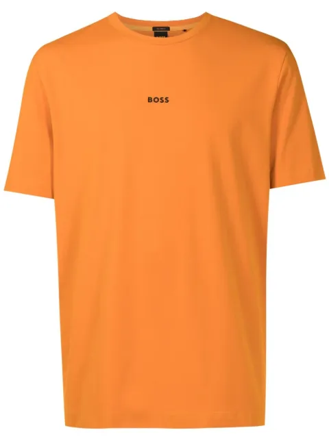 BOSS logo-print stretch-jersey T-shirt