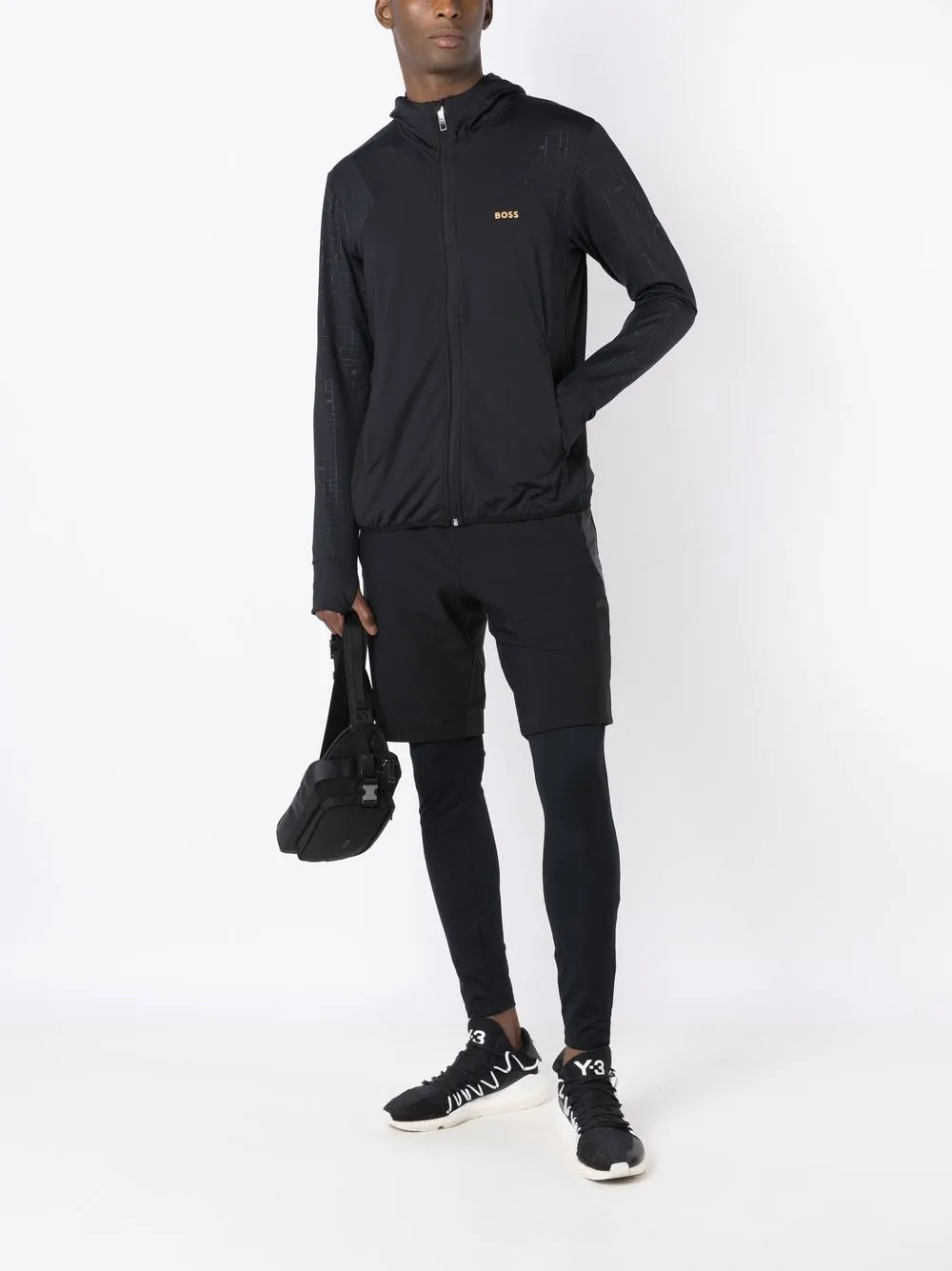 BOSS Legging com sobreposição | Short de corrida | Image 2