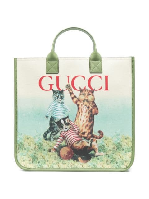 Gucci Kids graphic-print square shaped bag