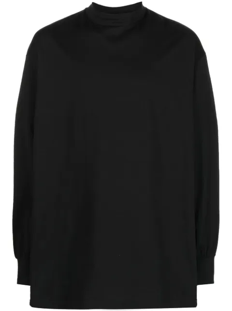 Y-3 playera con cuello alto