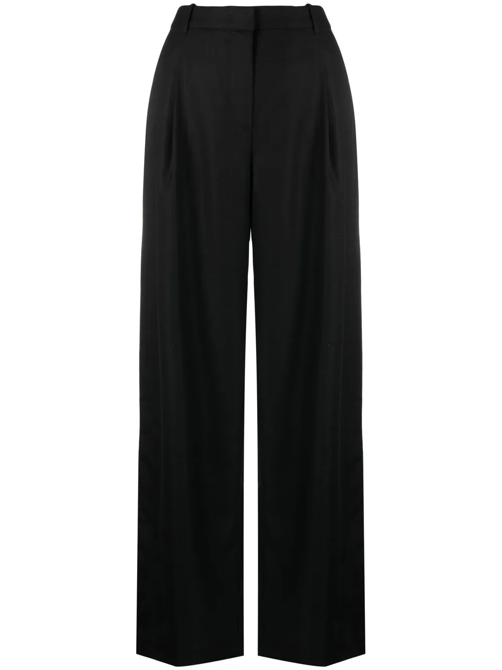 

The Garment wide-leg tailored trousers - Black