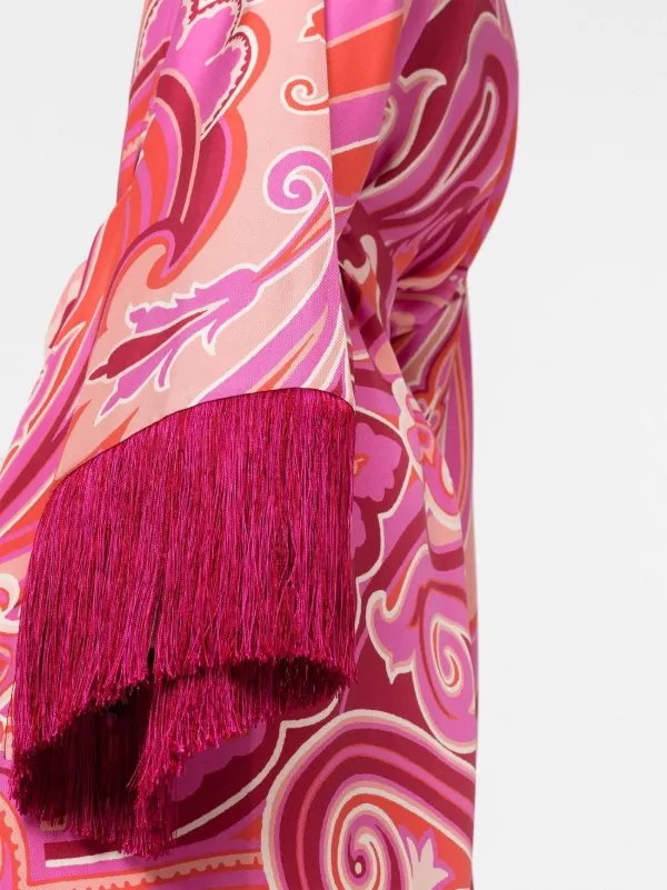 ETRO  Collectionペイズリー柄 毛布ブランケット 綿毛布 三越伊勢丹 | ETRO/エトロ_Women通販 | プリント ウール&シルク