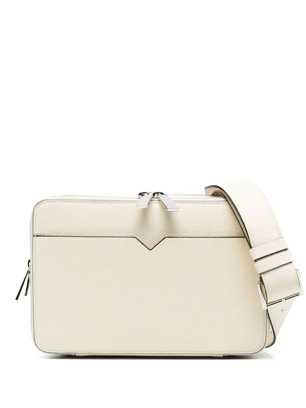 Valextra Calf Leather Belt Bag In Pergamena