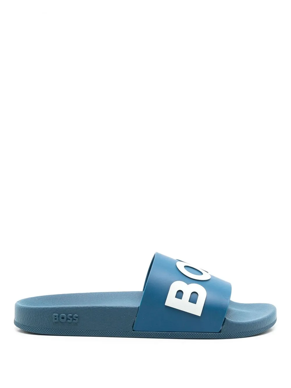 BOSS Slide com logo contrastante | Azul | Image 1