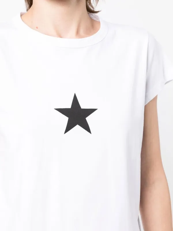 Agnès b. star-print short-sleeve T-shirt | White | FARFETCH