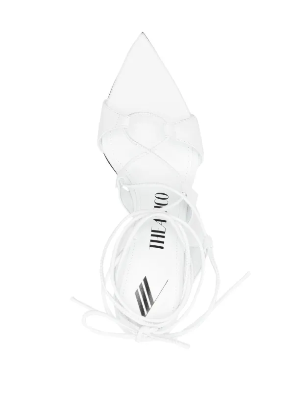 【関税込み】The Attico ホワイト Renee ヒールサンダル Renèe'' white sandal for Women | THE ATTICO®