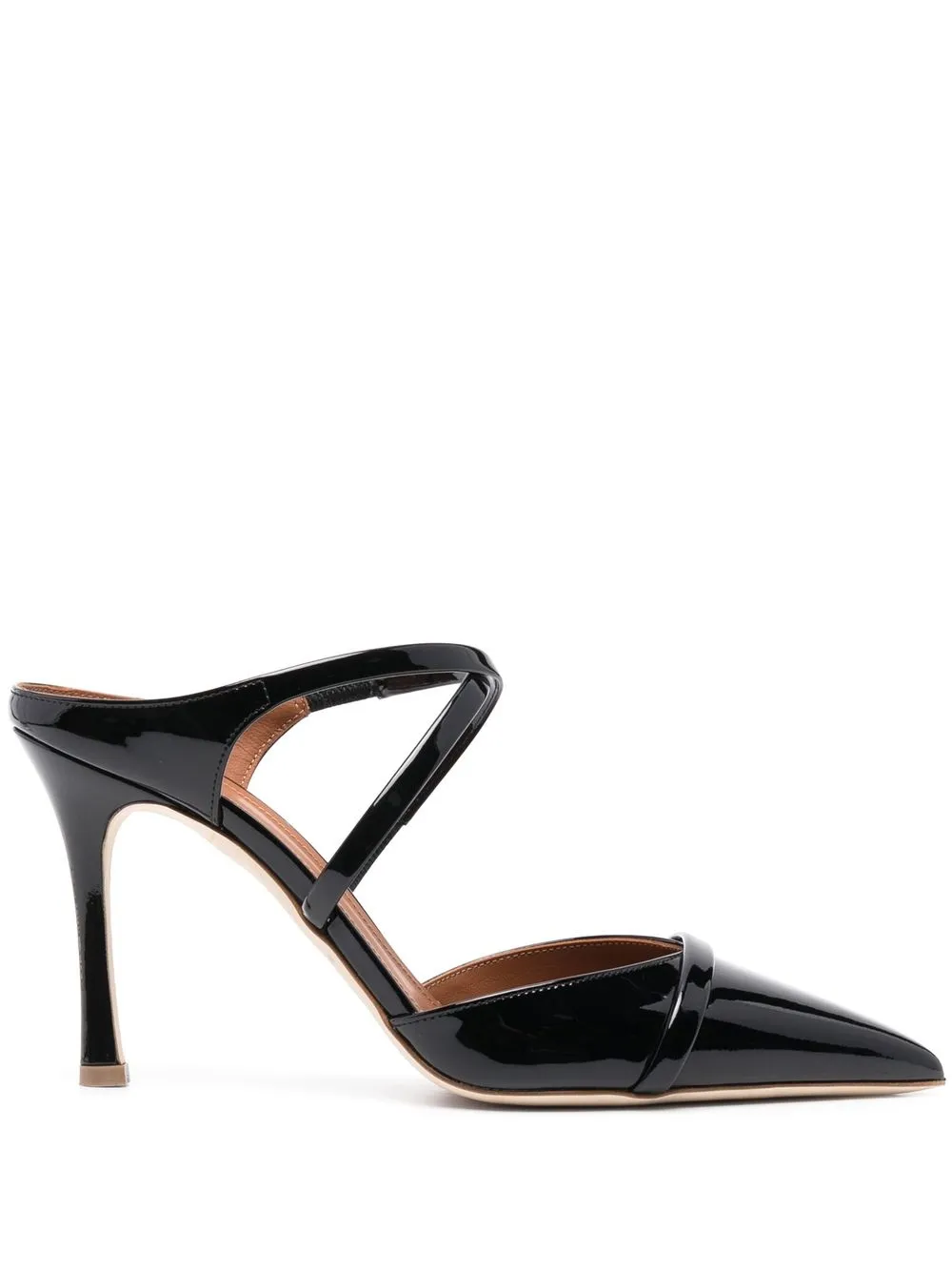 

Malone Souliers Yoana pointed-toe 80mm mules - Black