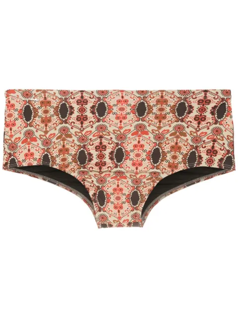 Amir Slama traje de baño con estampado abstracto
