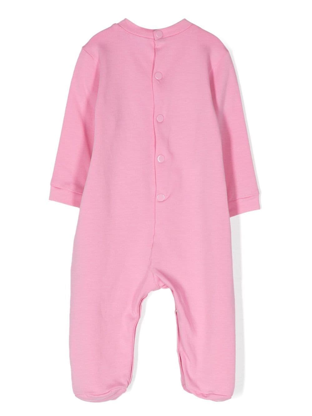 MSGM Kids Romper met logoprint - Roze