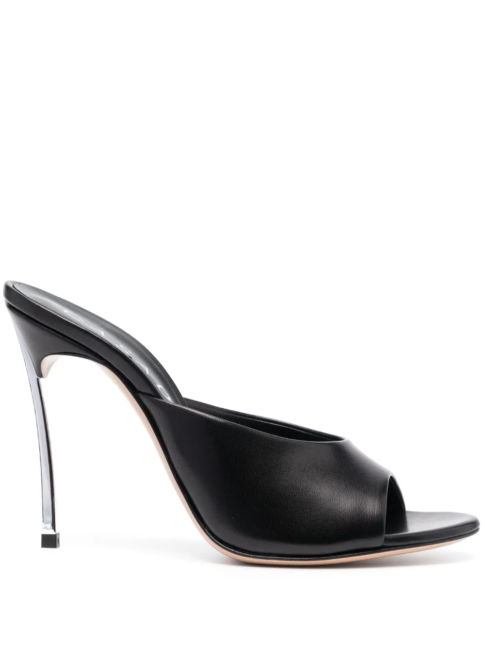 Casadei 110mm Heeled Mules In Black