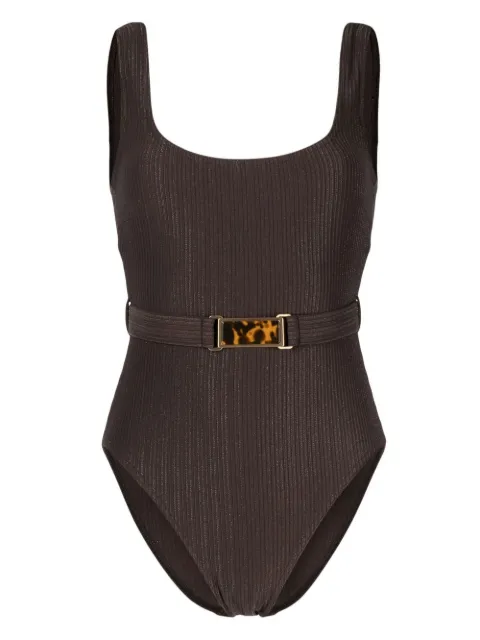 ZIMMERMANN Laurel ribbed swimsuit 