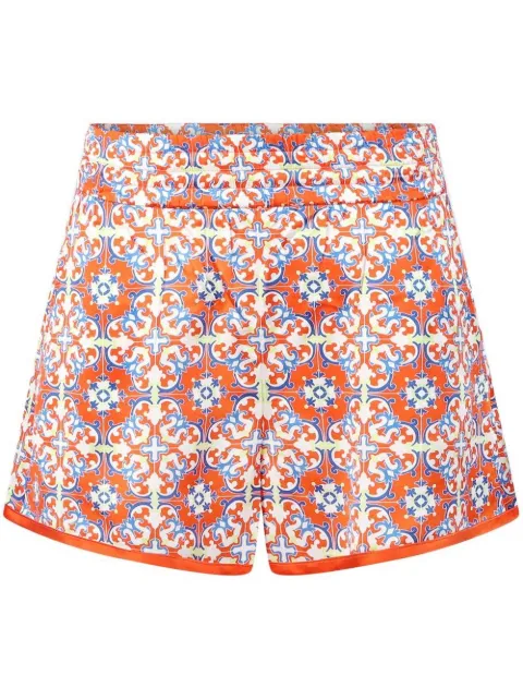 RTA Martim tile-motif shorts 
