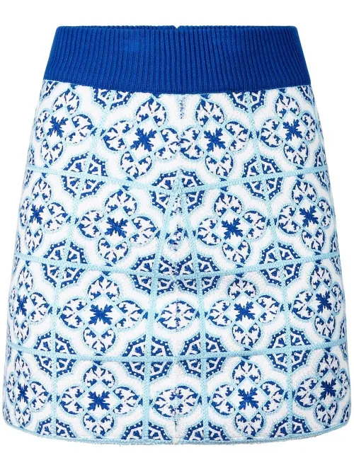 Jupe Matilde à motif géométrique - RTA - Modalova