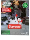 Supreme Inflatable Snowman figure - White