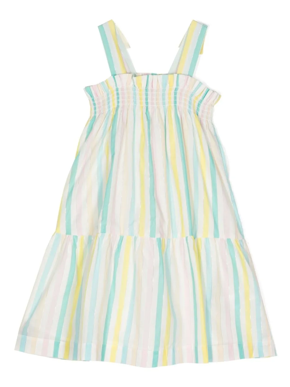 

Bonton vertical-stripe pattern flared dress - Multicolour