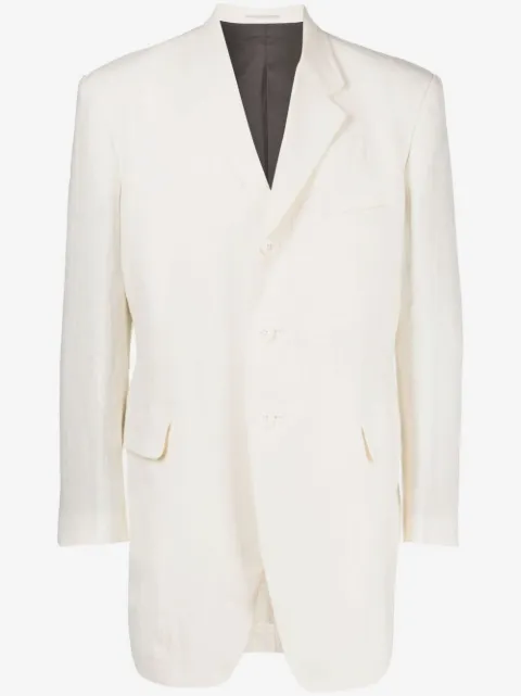 Yohji Yamamoto single-breasted blazer