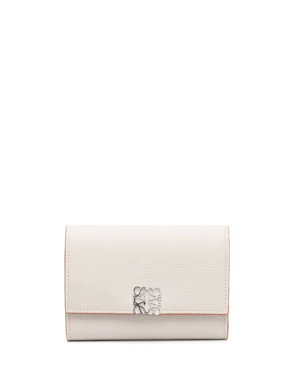 

LOEWE logo-plaque grained wallet - Neutrals