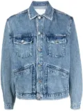 MARANT Jango logo denim jacket - Blue