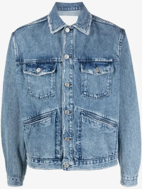 MARANT Jango logo denim jacket