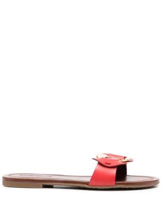 See By Chloé Leather Thong Sandals - Farfetch