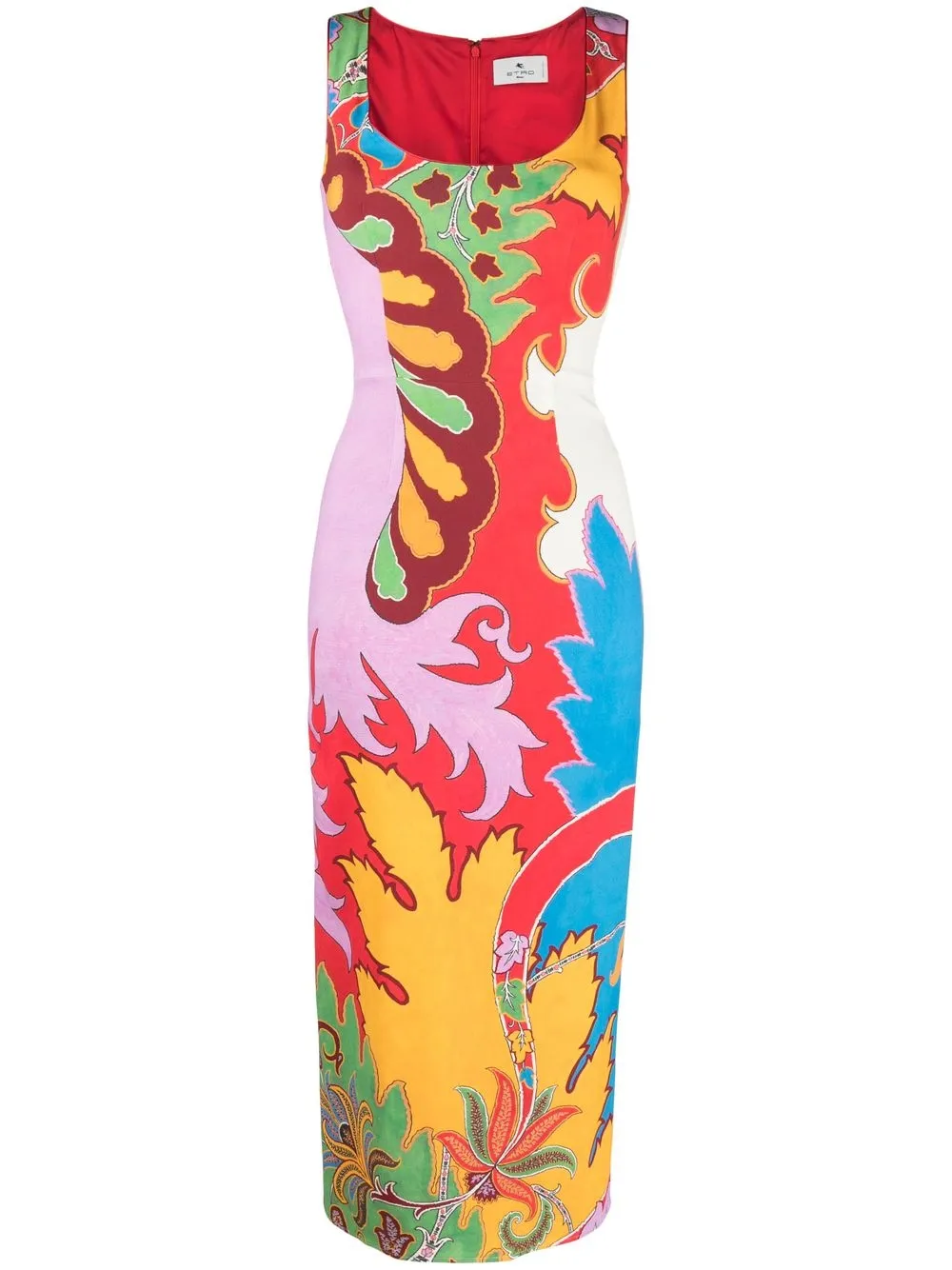 Etro Sleeveless Paisley Print Dress Farfetch