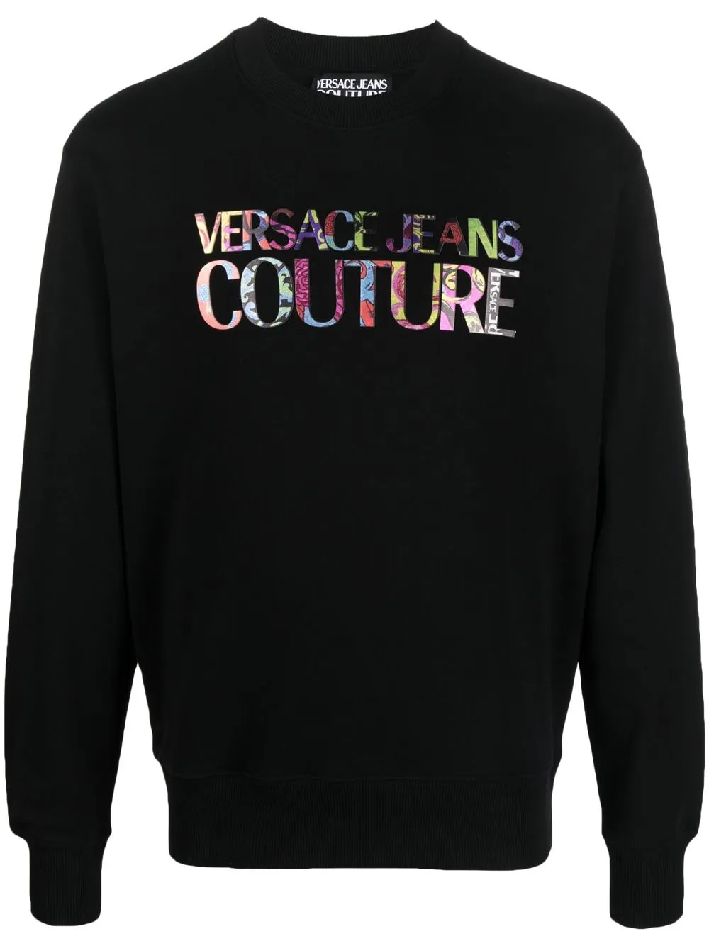 

Versace Jeans Couture logo-print crew neck sweatshirt - Black