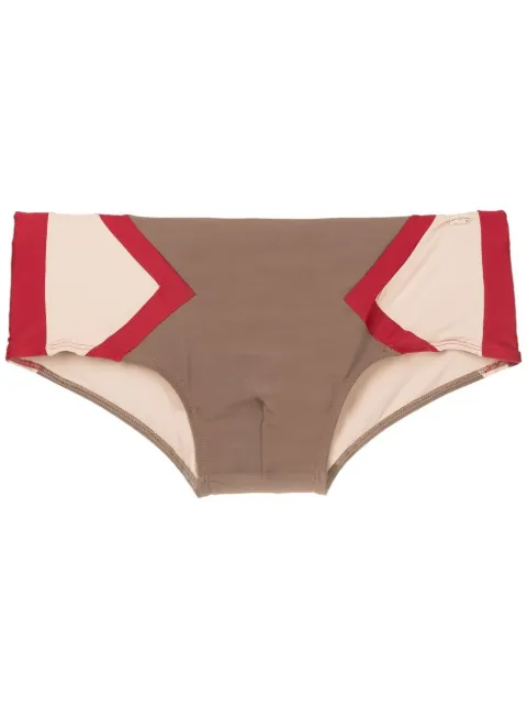 Amir Slama traje de baño con diseño color block