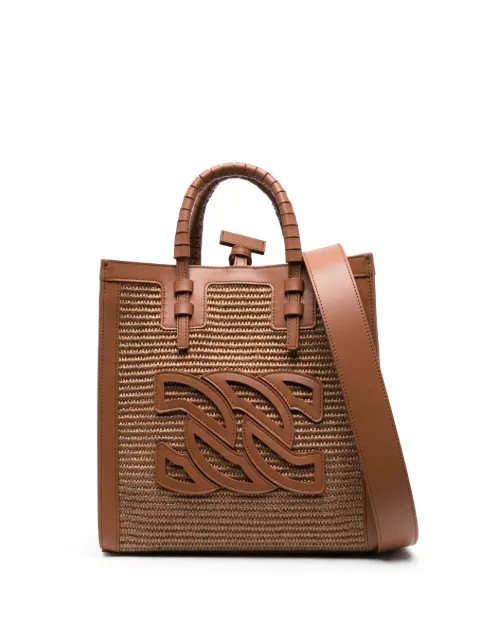 Casadei Baurivage woven tote bag