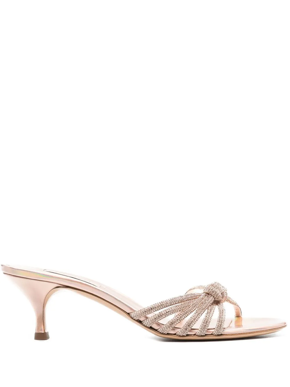 

Casadei multichrome rainbow toe sandals - Pink