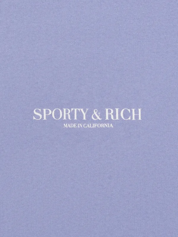 Sporty & Rich クルーネック スウェットシャツ | パープル
