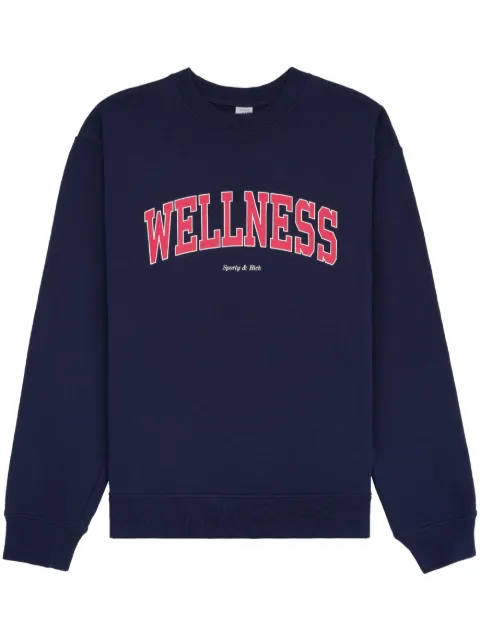 Sporty & Rich Wellness crew-neck cotton sweatshirt