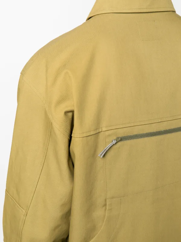 ROA zip-front Shirt Jacket | Green | FARFETCH CA