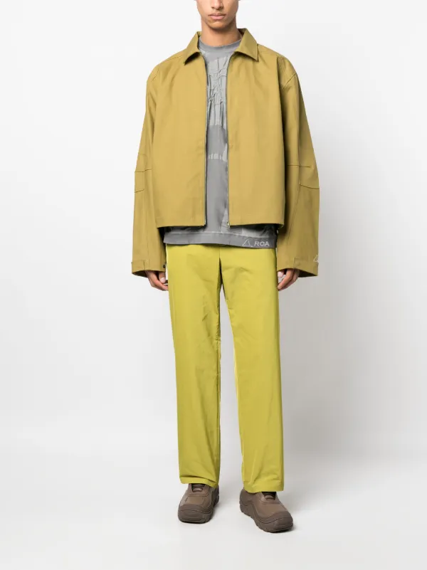 ROA zip-front Shirt Jacket | Green | FARFETCH CA