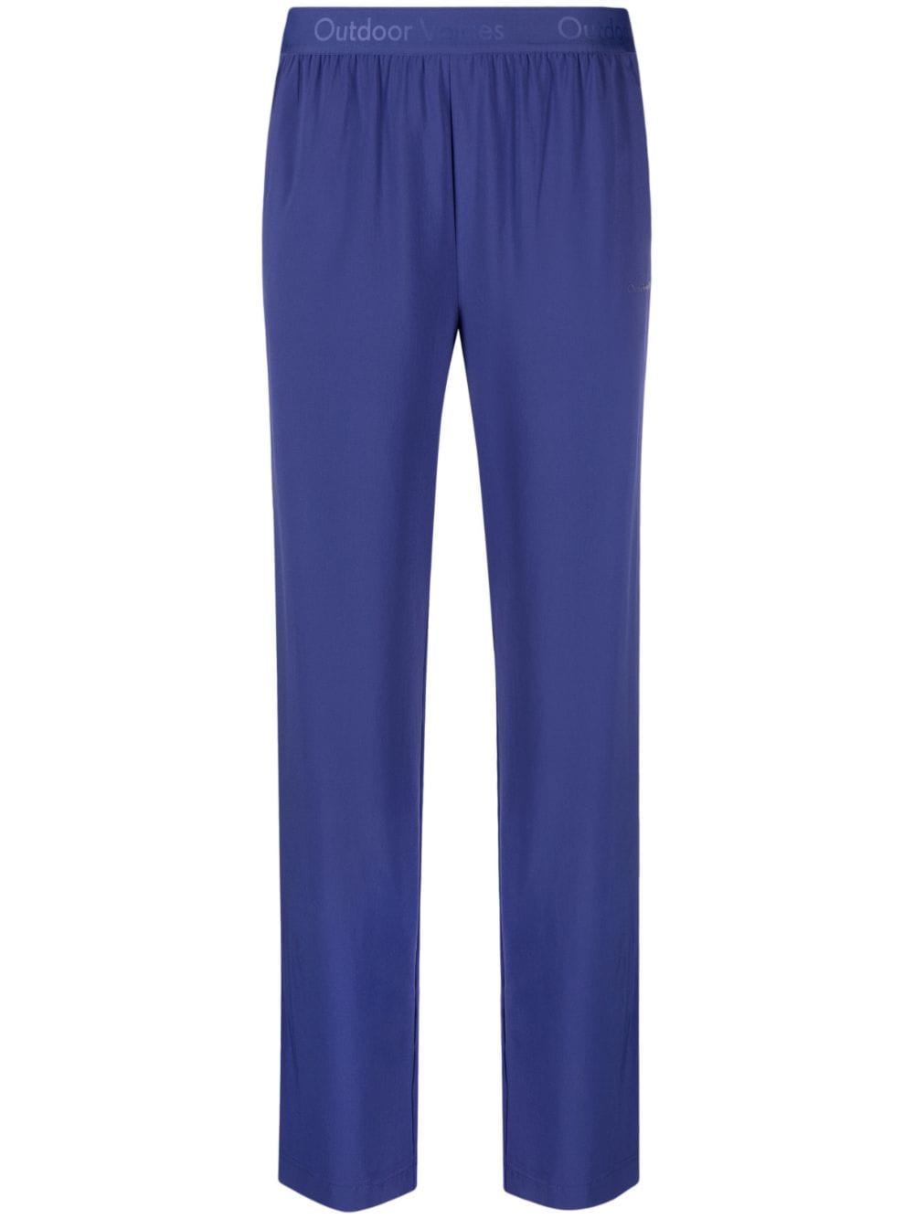 Outdoor Voices Relay Wide-leg Track Trousers In Blue