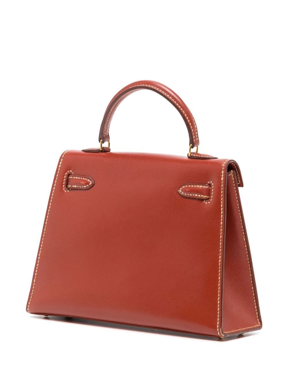 Pre-owned Hermes 1958  Mini Kelly 15 Two-way Bag In Red