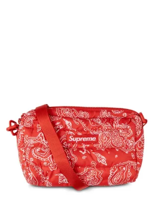 Supreme side 2024 bag red