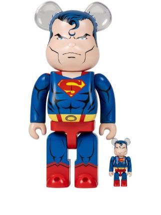 MEDICOM TOY x Superman BE@RBRICK 100% And 400% Figure Set - Farfetch