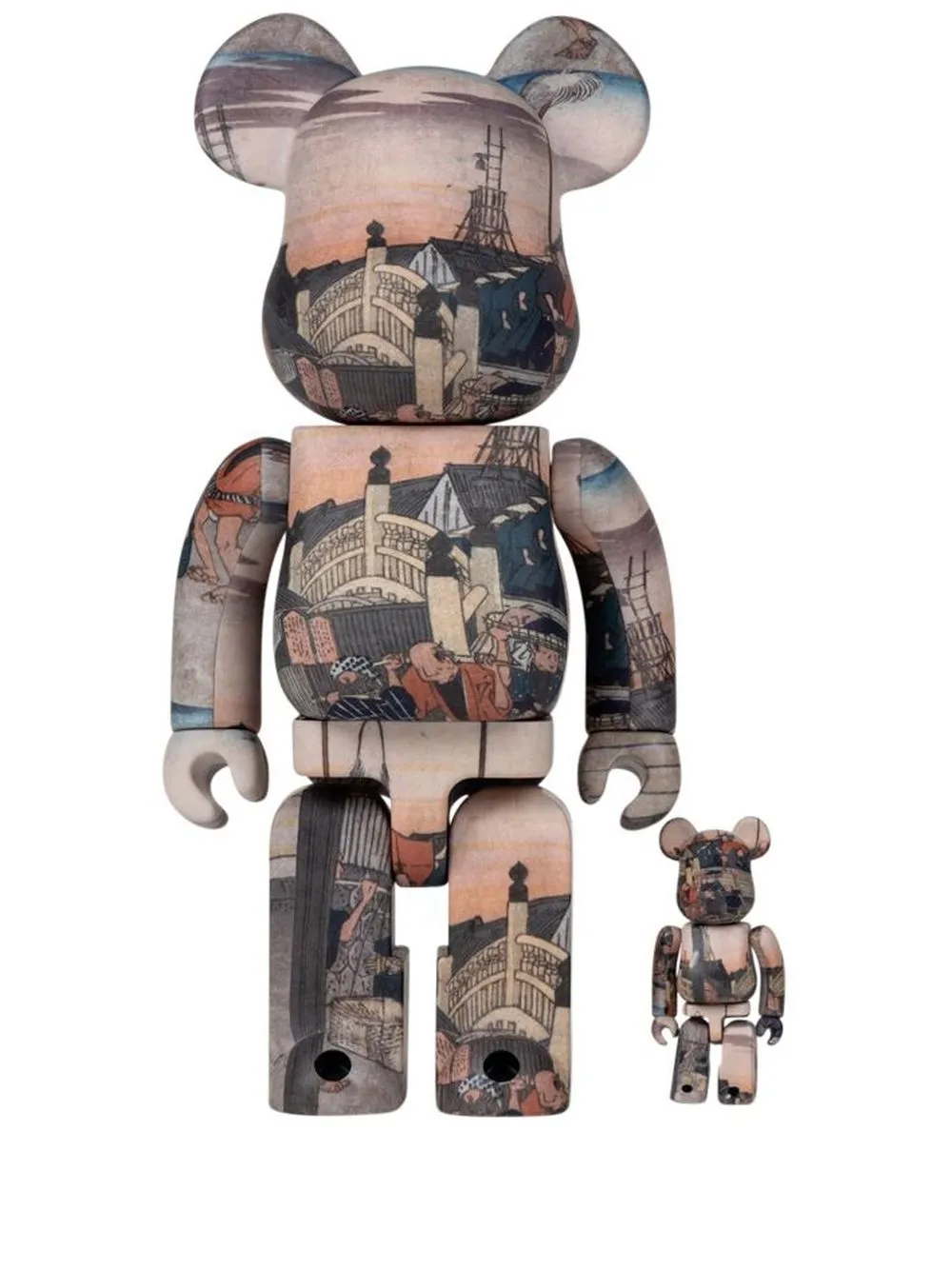 MEDICOM TOY X TOKYO NATIONAL MUSEUM BE@RBRICK 100% AND 400% FIGURE SET