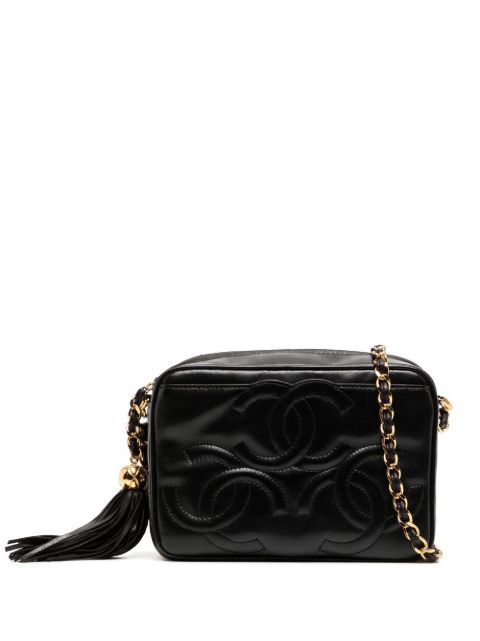 CHANEL Pre-Owned 1995 Triple CC tassel-detail crossbody bag WOMEN