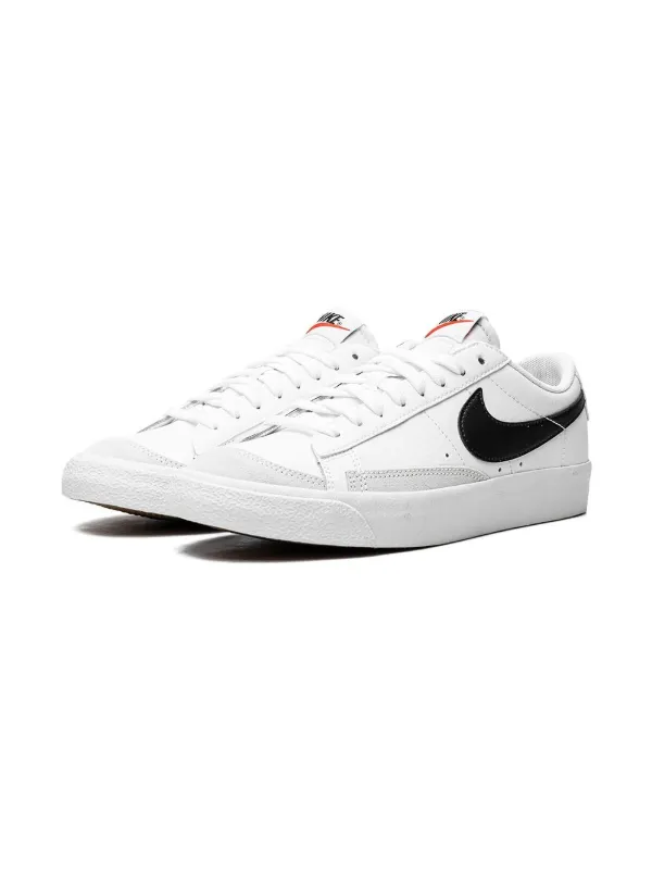 nike blazers low all white