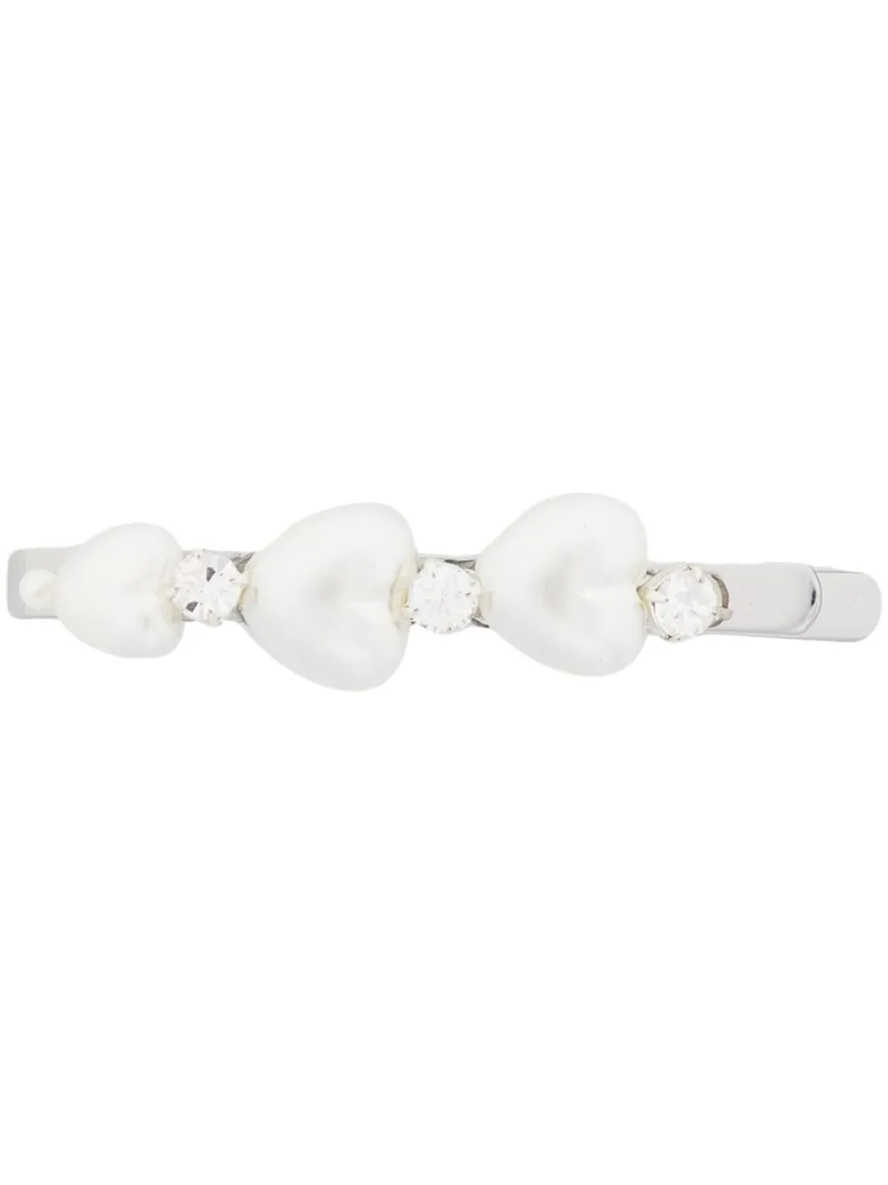 

Simone Rocha embellished heart hair clip - Silver