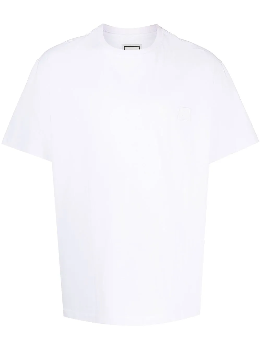 

Wooyoungmi logo-patch cotton T-shirt - White