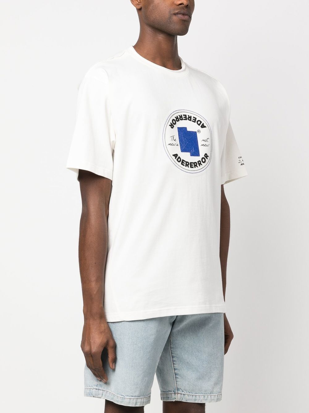 Shop Converse X Ader Error Cotton T-shirt In White