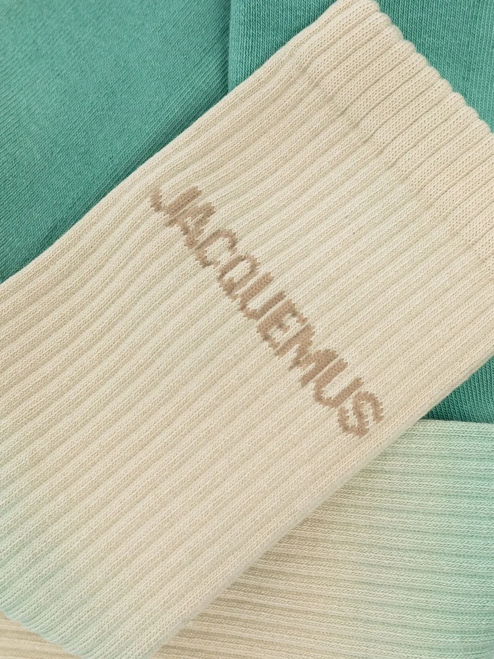 Jacquemus Enkelsokken met kleurverloop - Groen