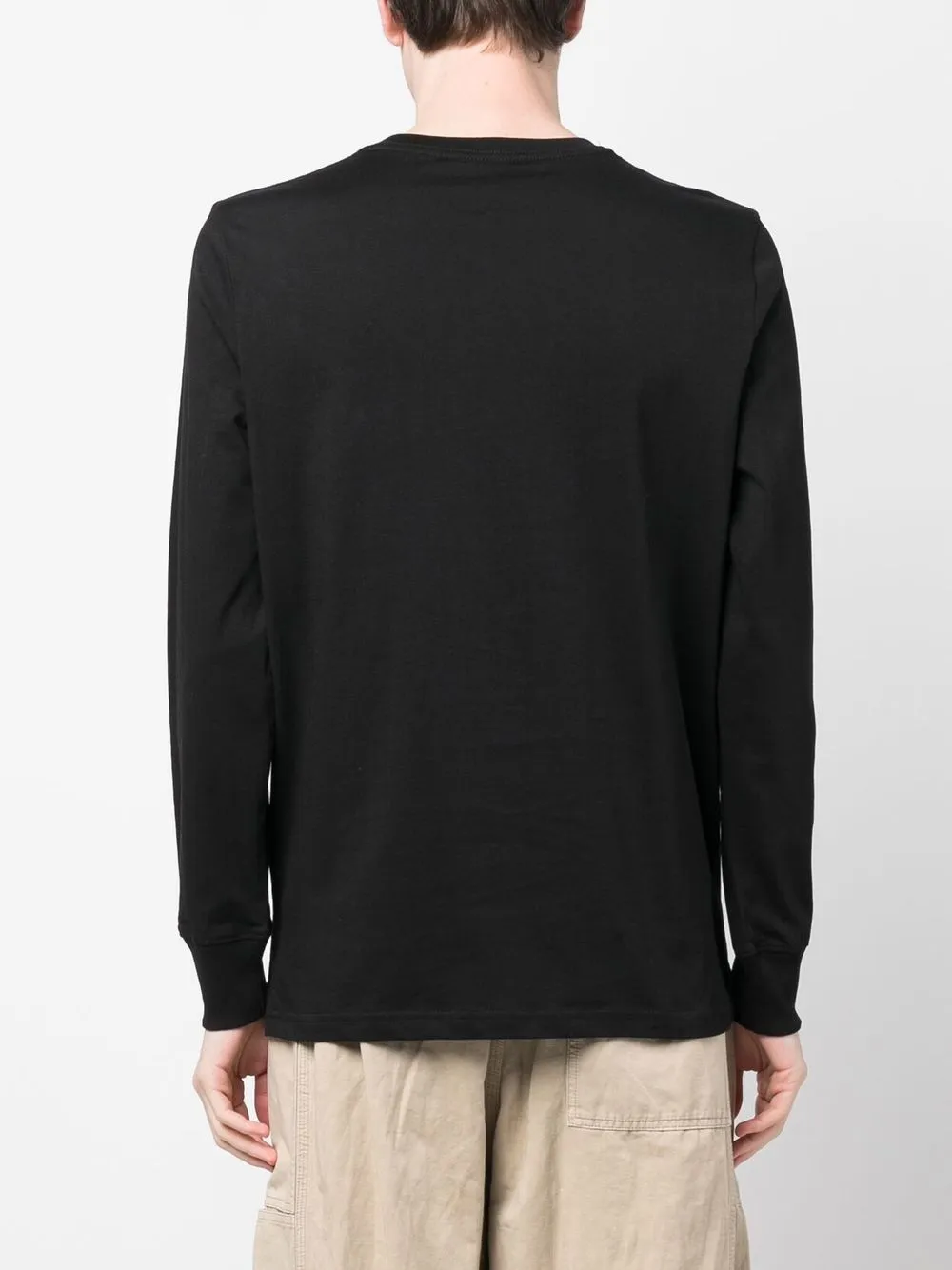 Ps By Paul Smith Big Pony Cotton T-shirt In Black