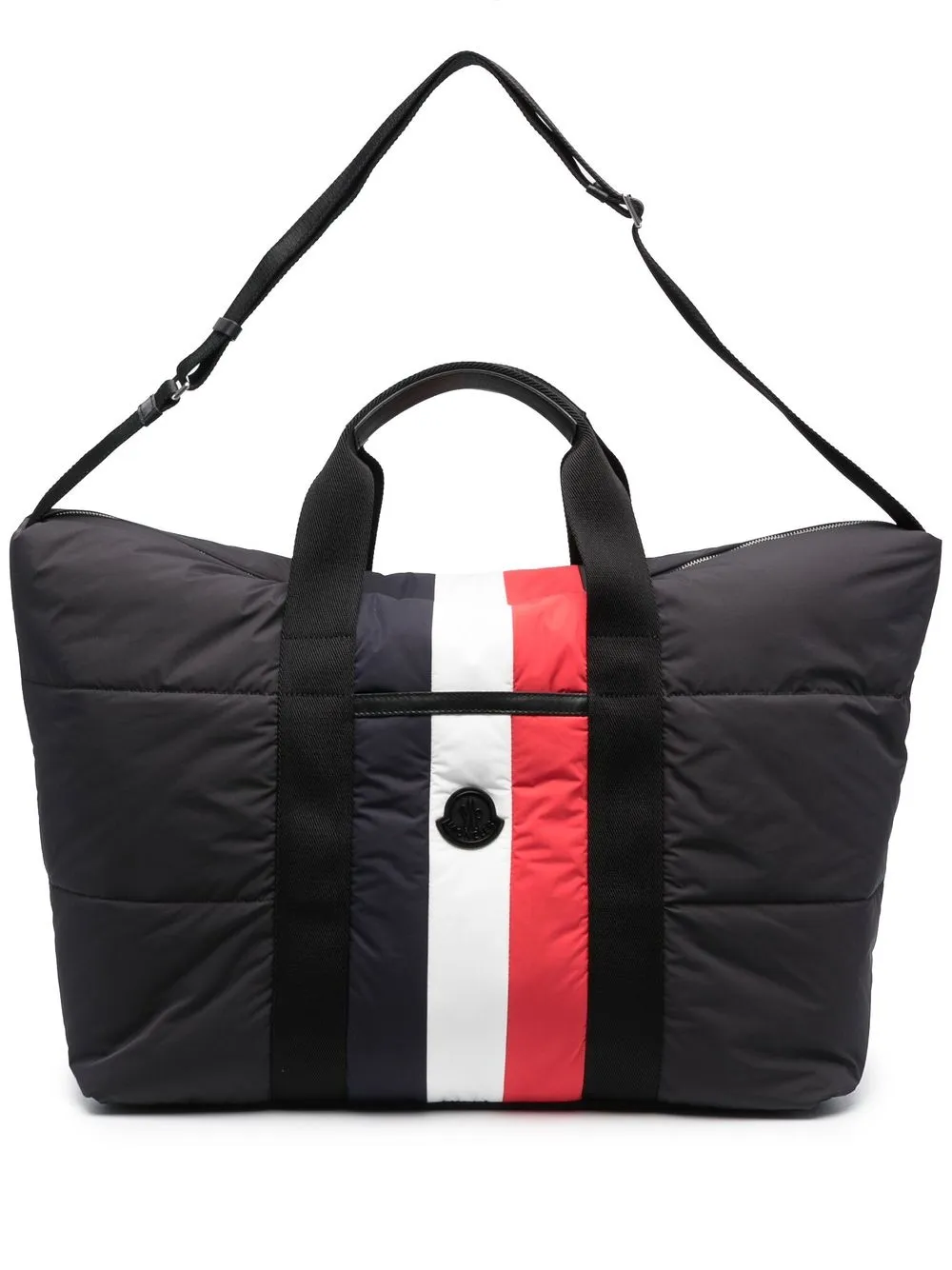 

Moncler bolsa de hombro capitonada con parche del logo - Negro