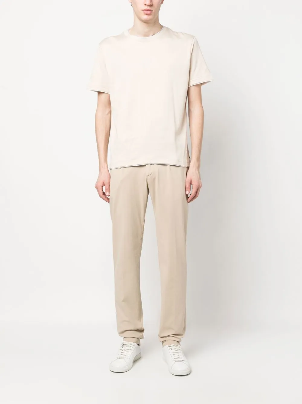Eleventy Broek met toelopende pijpen - Beige